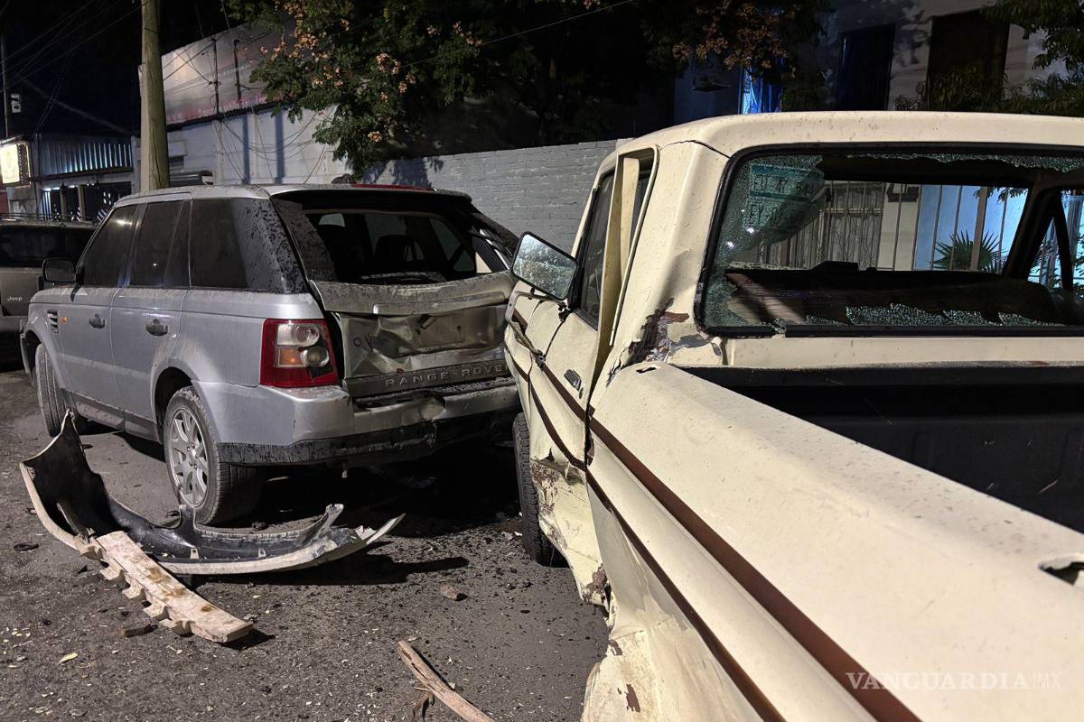 $!Los vehículos involucrados fueron retirados del lugar y el caso consignado al Ministerio Público de Asuntos Viales.