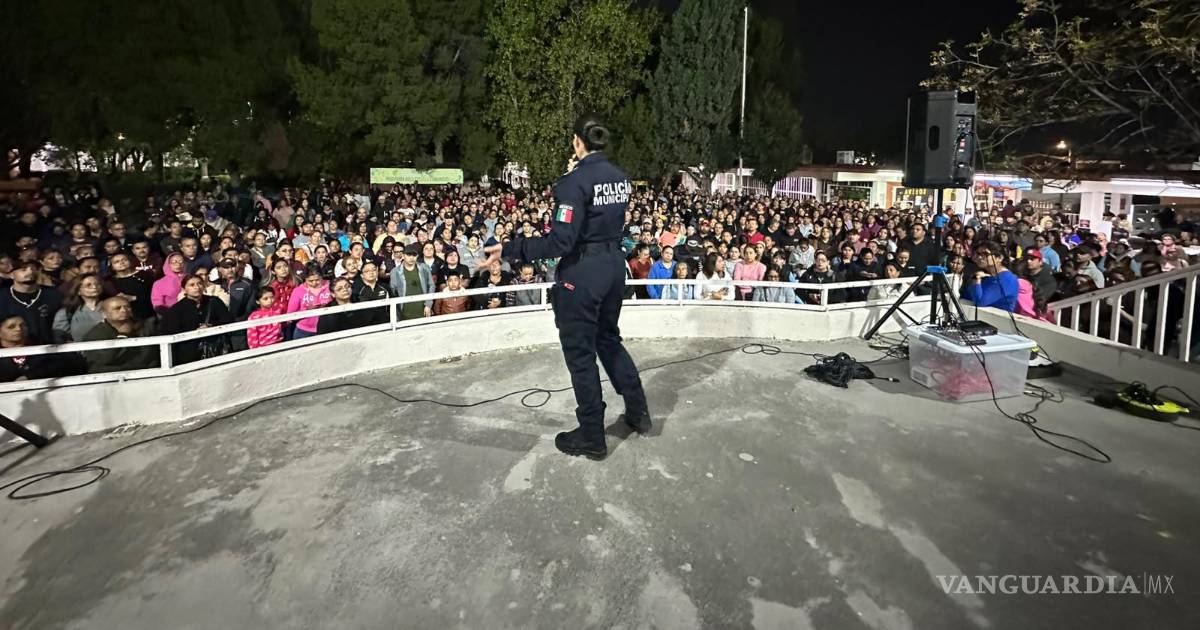 Seguridad de Saltillo orienta a familias del CBTis 97 sobre prevención del delito