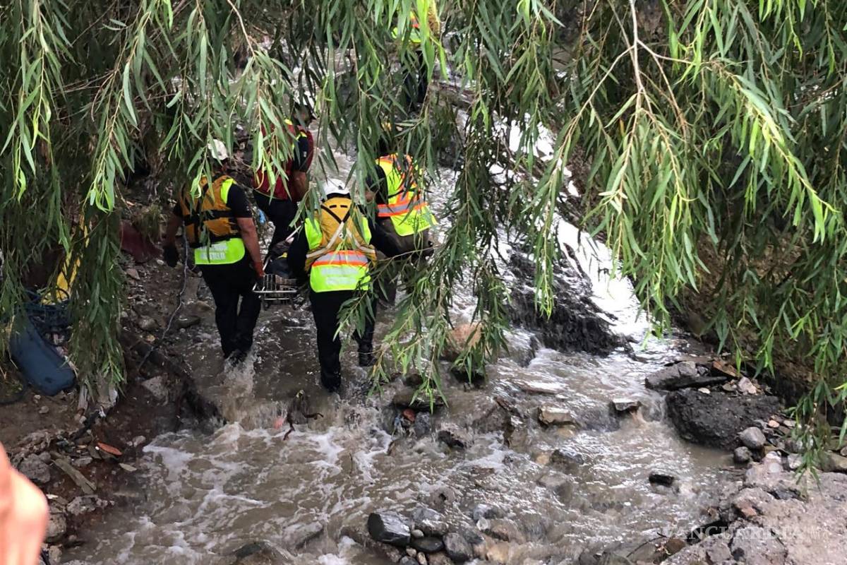 Hallan cuerpo en arroyo tras lluvia en Saltillo; permanece sin identificar