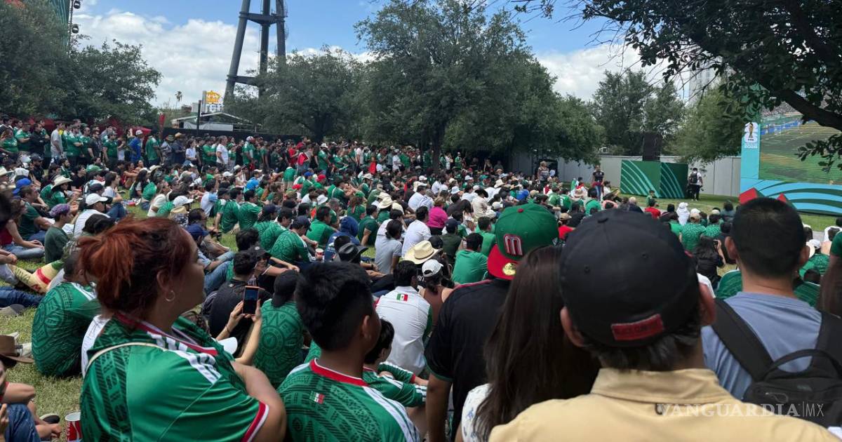 Fan Fest en Monterrey arranca con júbilo por triunfo de México
