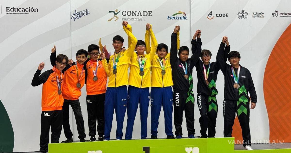 Coahuila suma 6 medallas en Olimpiada Nacional 2026: Destacan natación y tiro deportivo