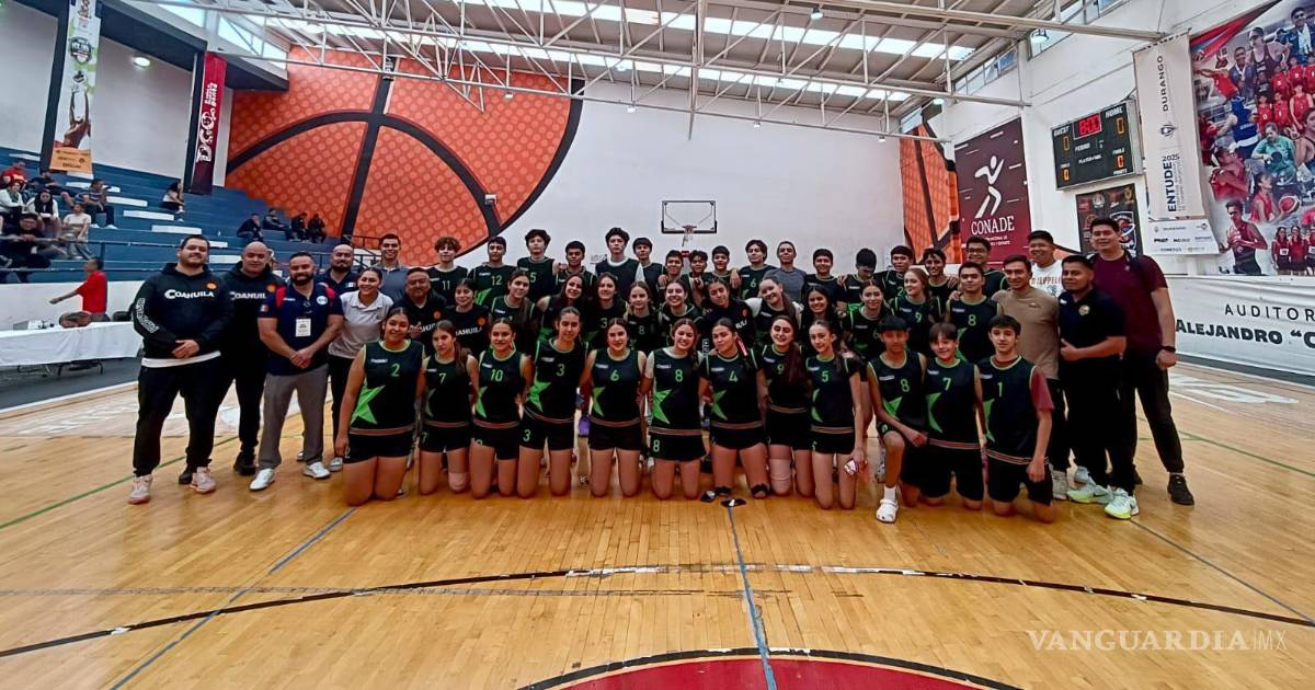 Histórica participación: Coahuila clasifica a ocho equipos de básquetbol a la Olimpiada Nacional 2026