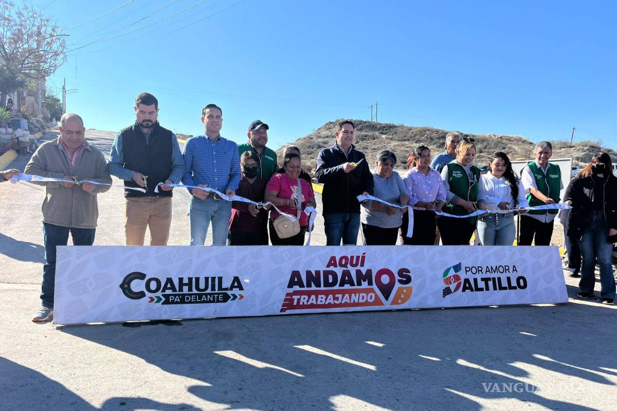 Saltillo: entregan pavimentación en Las Margaritas con inversión superior a 5 mdp