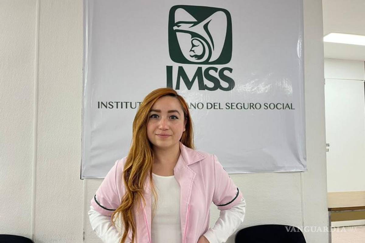 $!Nutrióloga dietista de la clínica no. 73, Cinthya Aracely Reséndiz del Bosque.