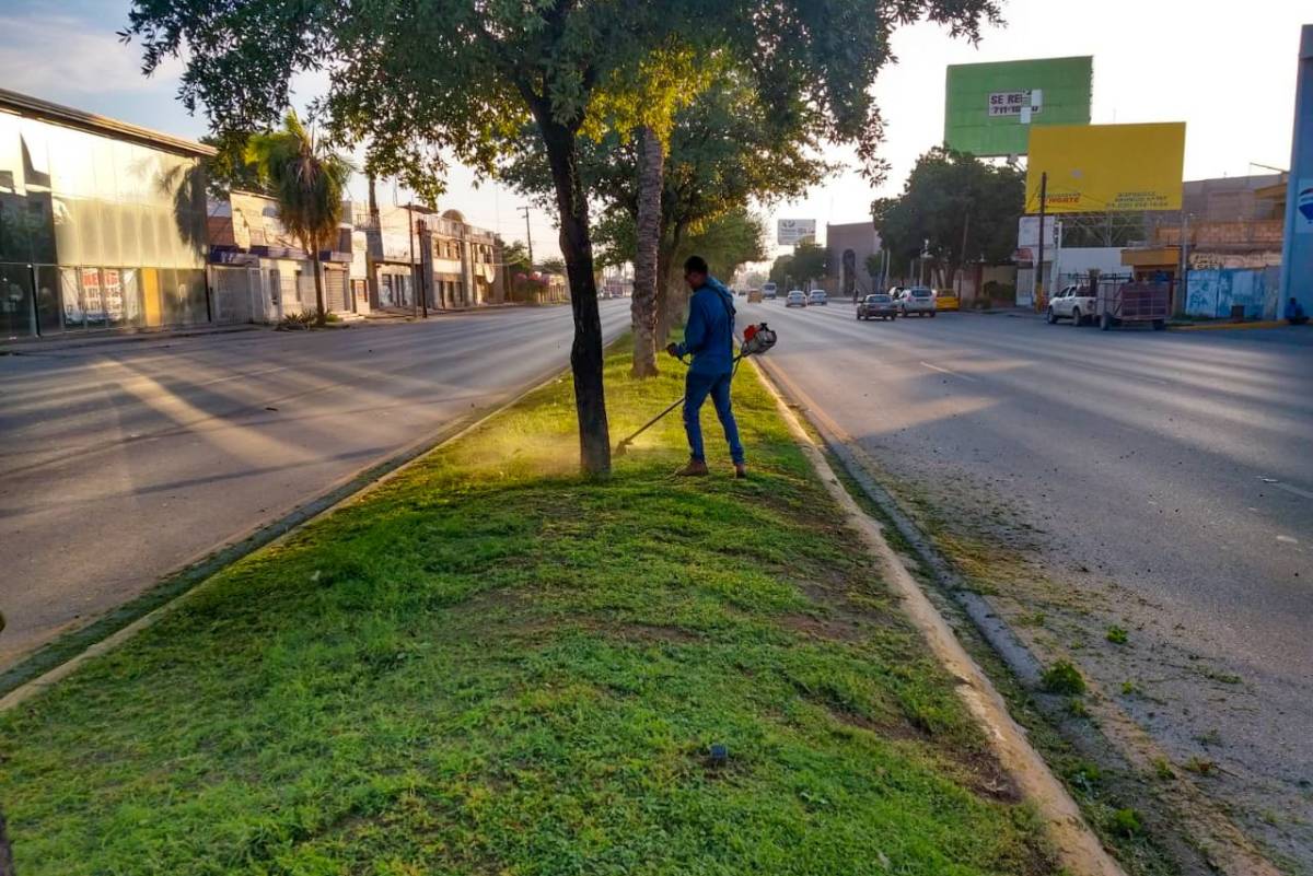 Parques y Jardines de Torreón atiende más de 90 espacios públicos en esta semana