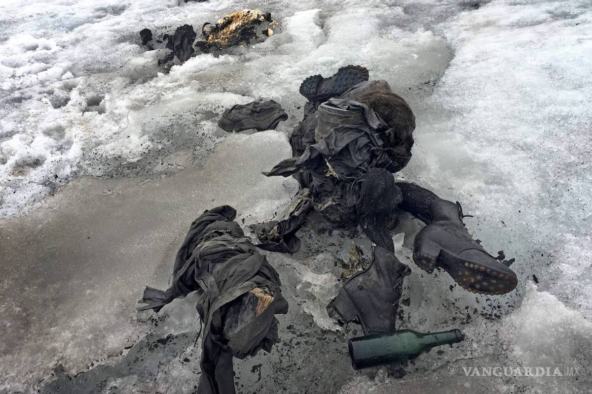 Hallan congelada a pareja que se perdió en 1942