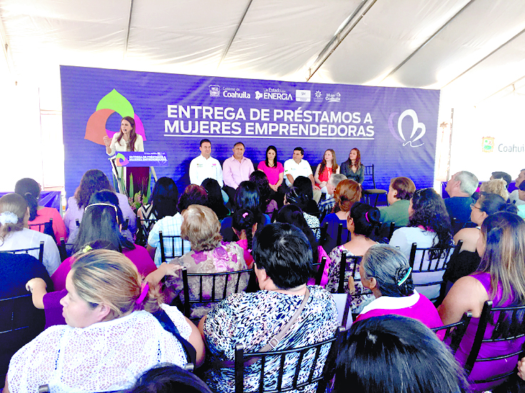 Otorgan 396 préstamos a mujeres emprendedoras en Coahuila
