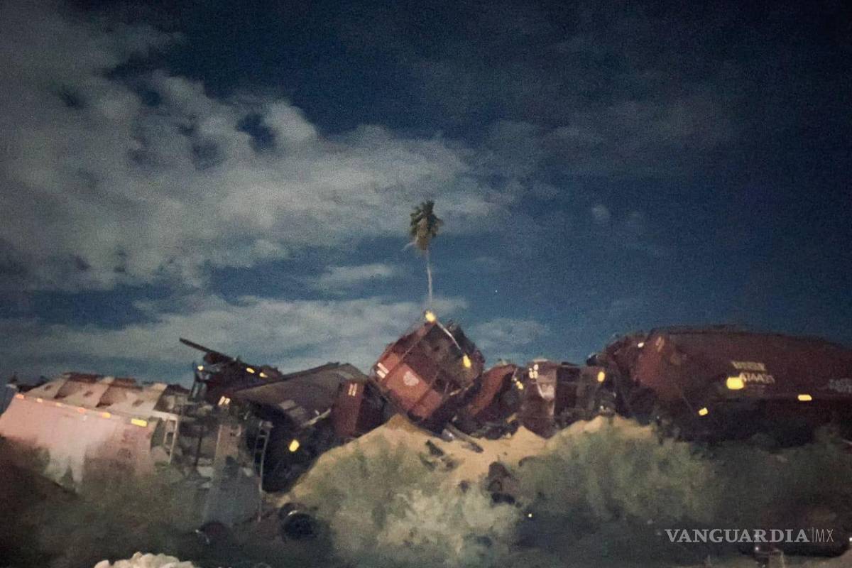 Descarrila y vuelca tren rodeado de gran misterio