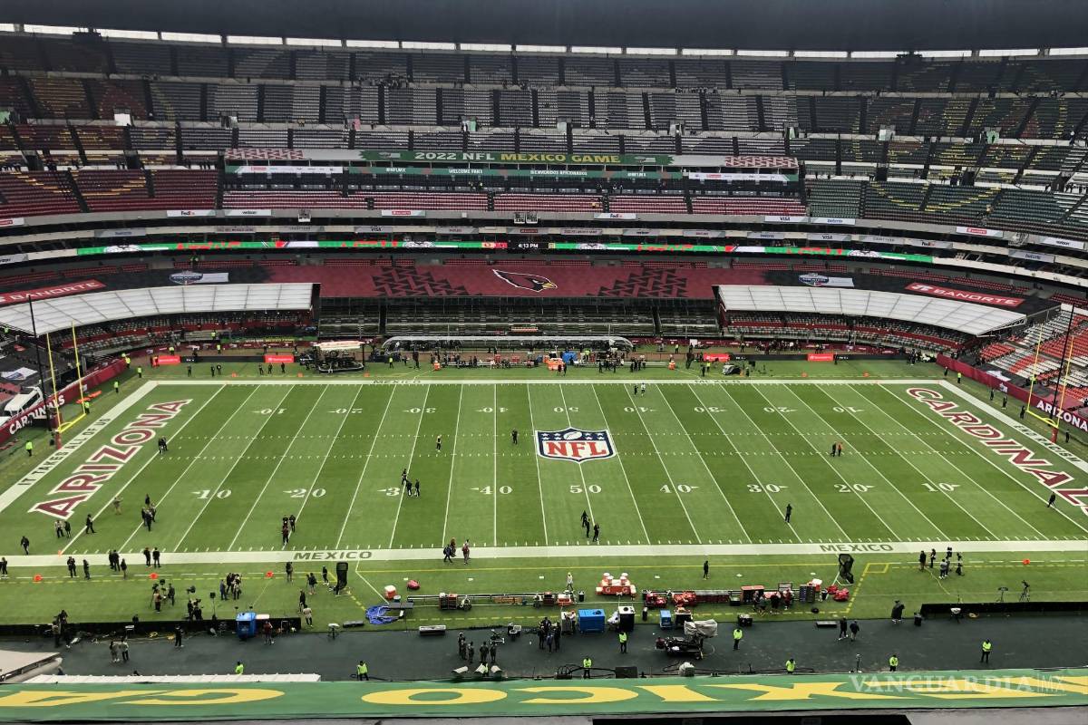 El Estadio Azteca ya está listo para el regreso de la NFL a México