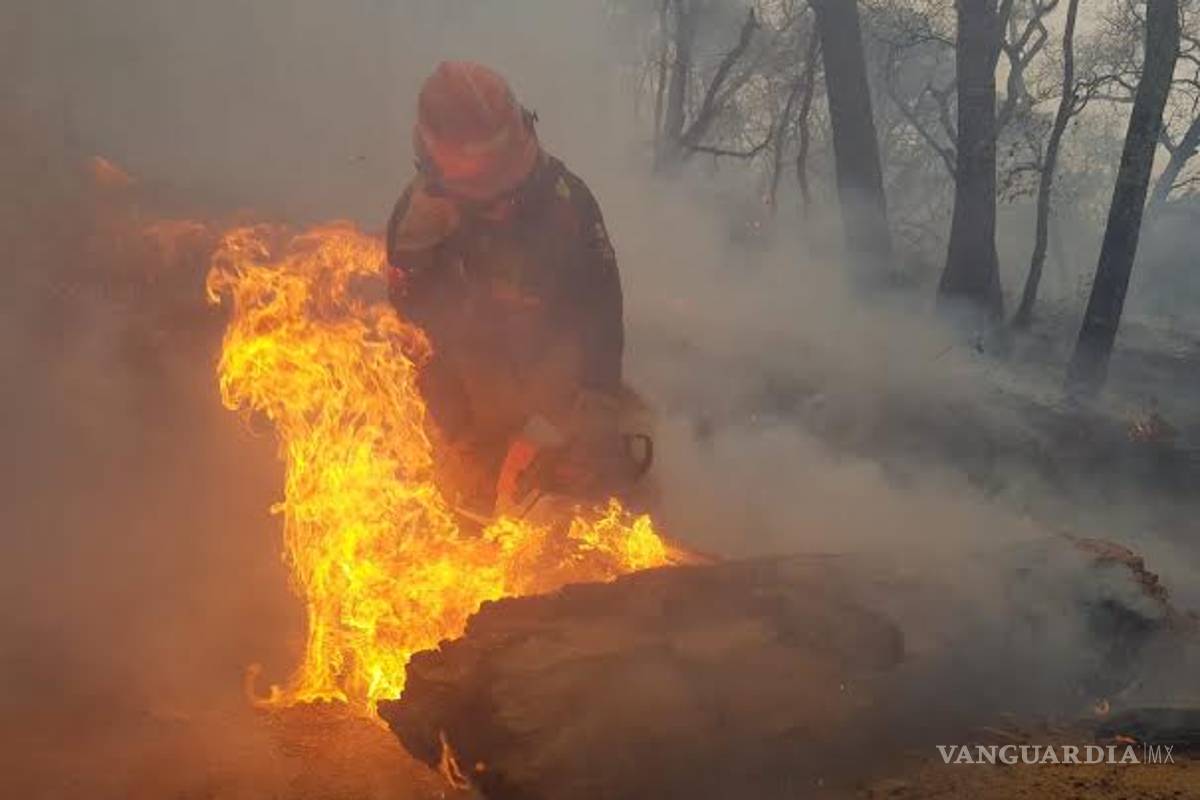 Incendio forestal de la sierra de Santiago controlado al 75%