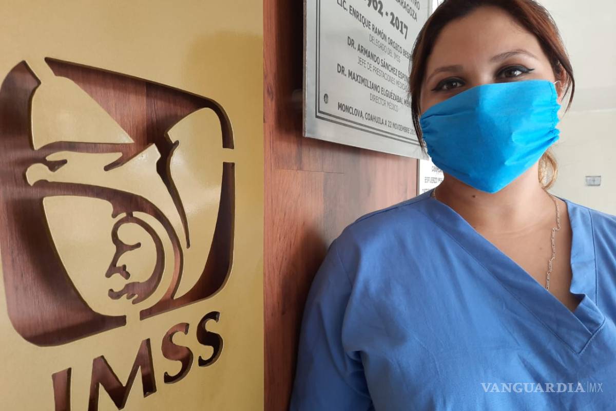 Enfermera de Monclova que fue contagiada de COVID-19 en la clínica 7 dona su plasma para salvar vidas