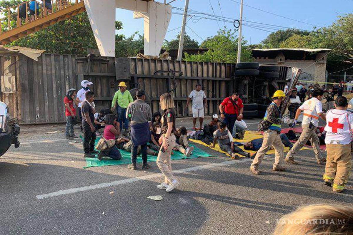 Empresa se deslinda de accidente donde murieron 55 migrantes en Chiapas