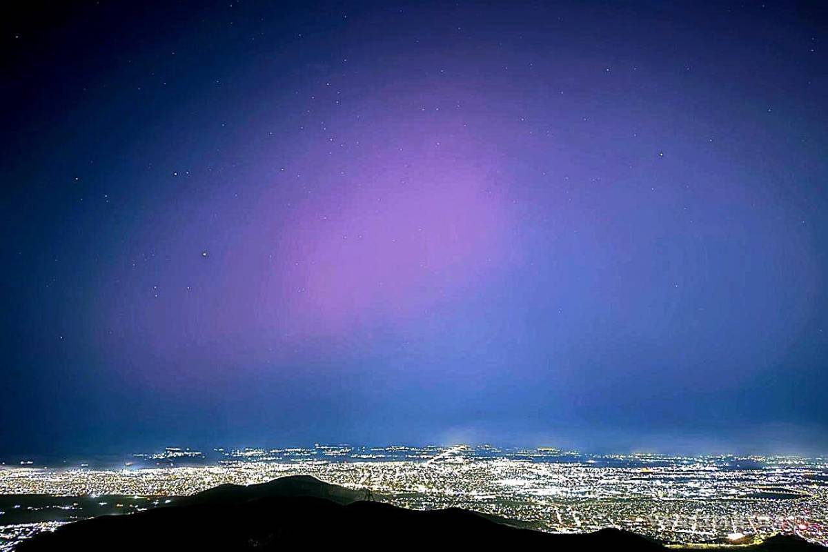 ¡Sí, en Torreón! Se vieron auroras boreales debido a la tormenta solar