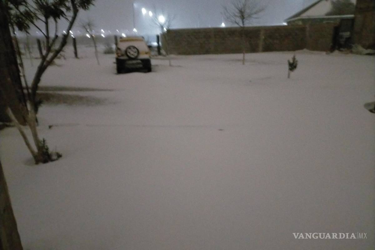 Paraliza nevada a Piedras Negras