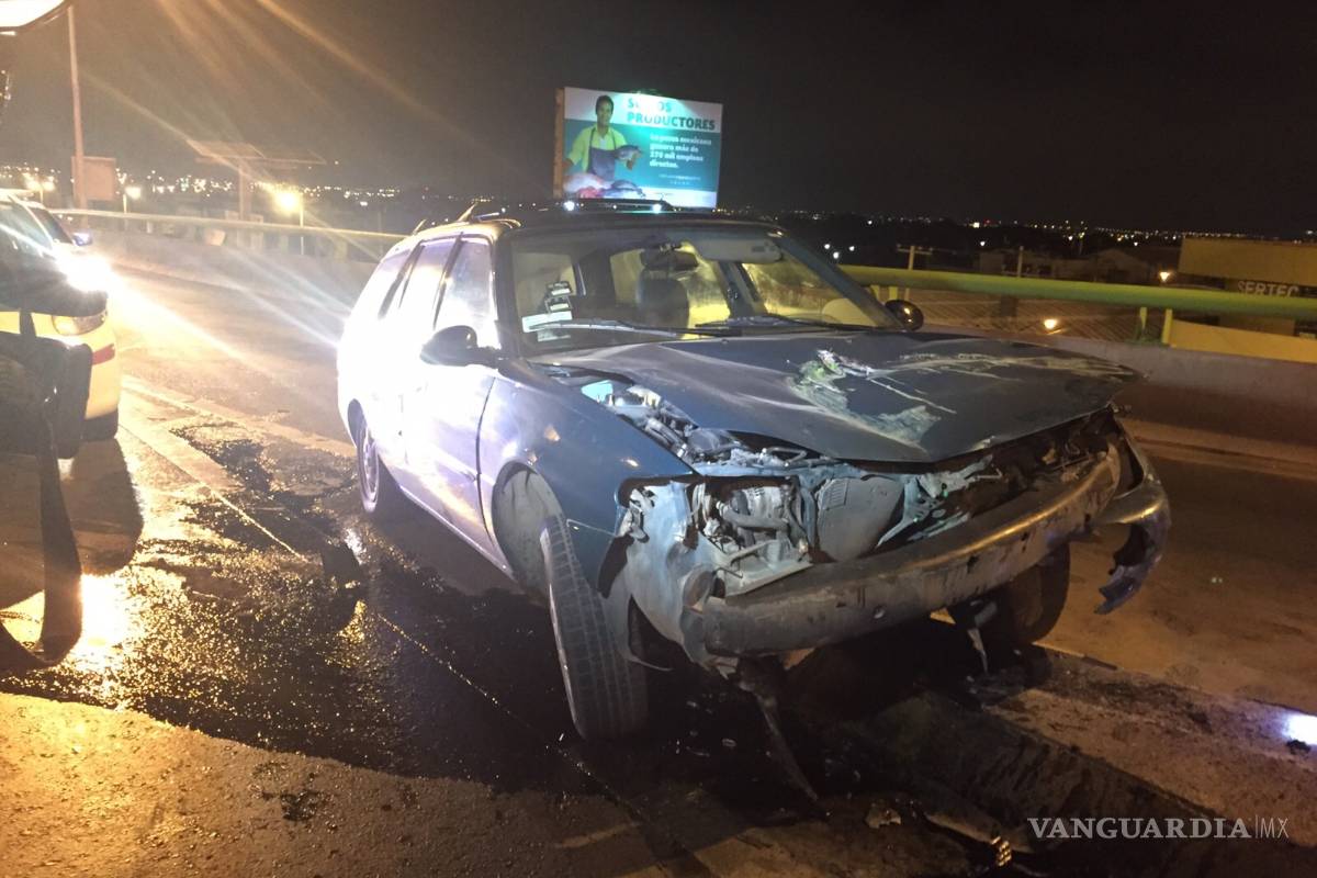 Amanece Saltillo con accidentes viales