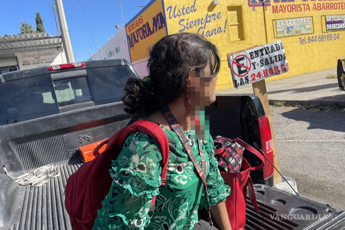 Presunto drogadicto lesiona a mujer a pedradas al no querer darle dinero en Saltillo