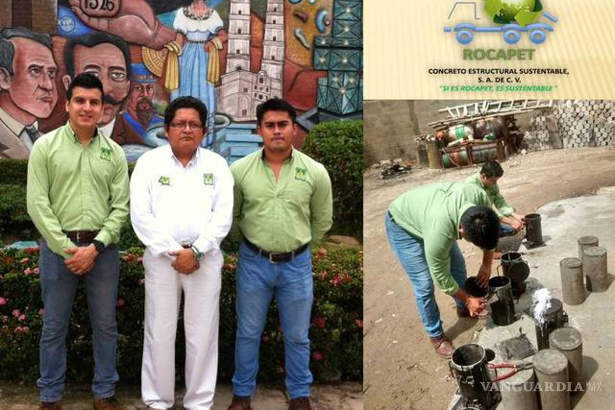 Estudiantes crean proyecto para elaborar concreto con plástico