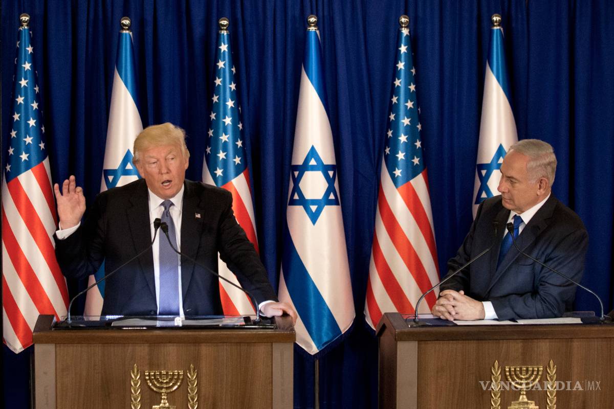 Trump despotrica contra Irán durante visita a Israel