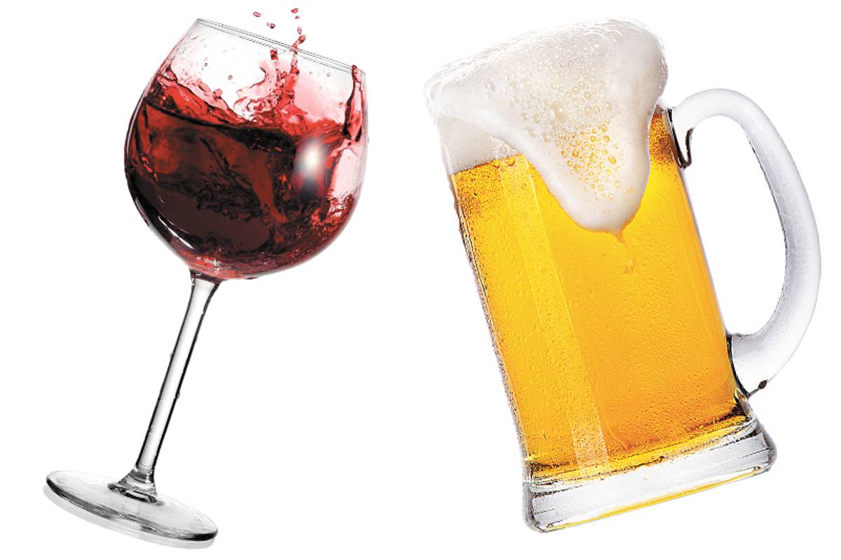 Vino y cerveza