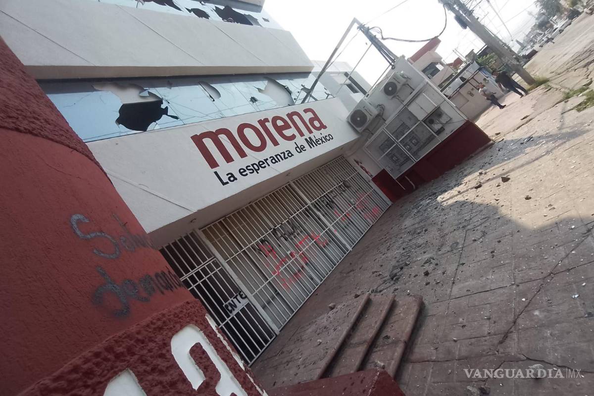 ‘Este es el primer aviso’, maestros de la CNTE vandalizaron oficinas de partidos políticos en Chiapas