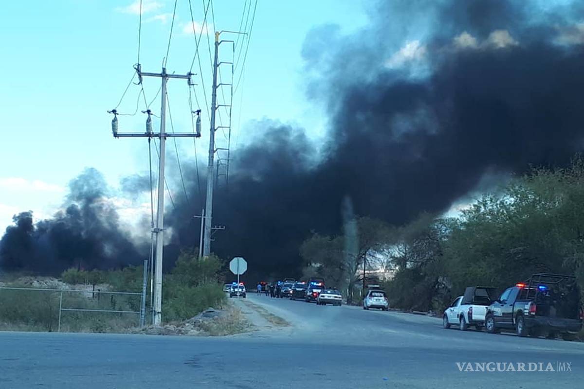 Sofocan incendio en recicladora de Frontera