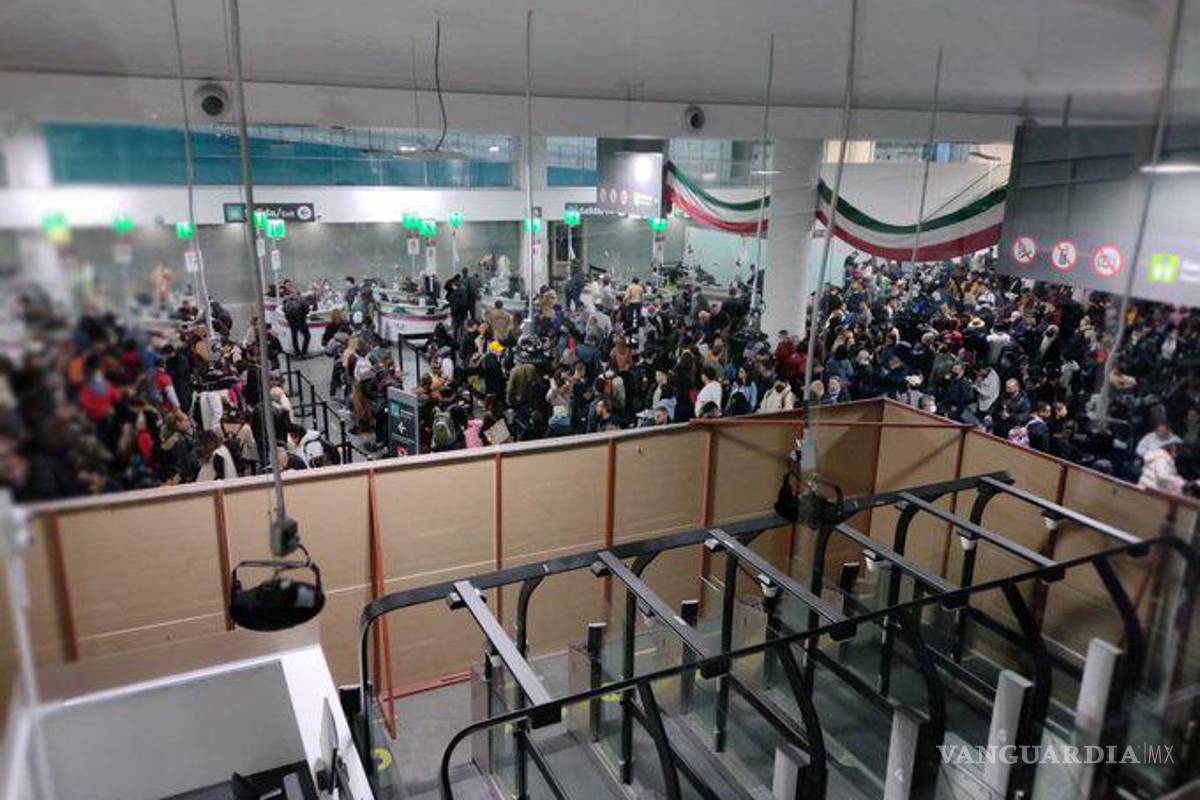 Caos en el AICM, intentan robar cables y provocan caída en sistema de migración