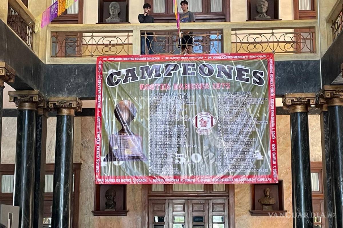 $!Este sábado 18 de octubre, el Ateneo Fuente celebra el 50 aniversario del campeonato de fútbol americano logrado por los Daneses en 1975.