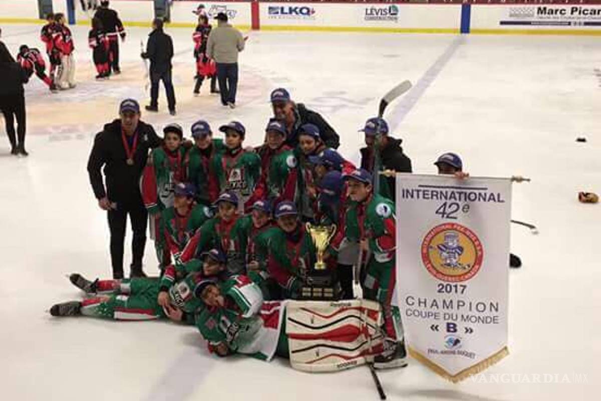 México es campeón del mundo en hockey sobre hielo infantil