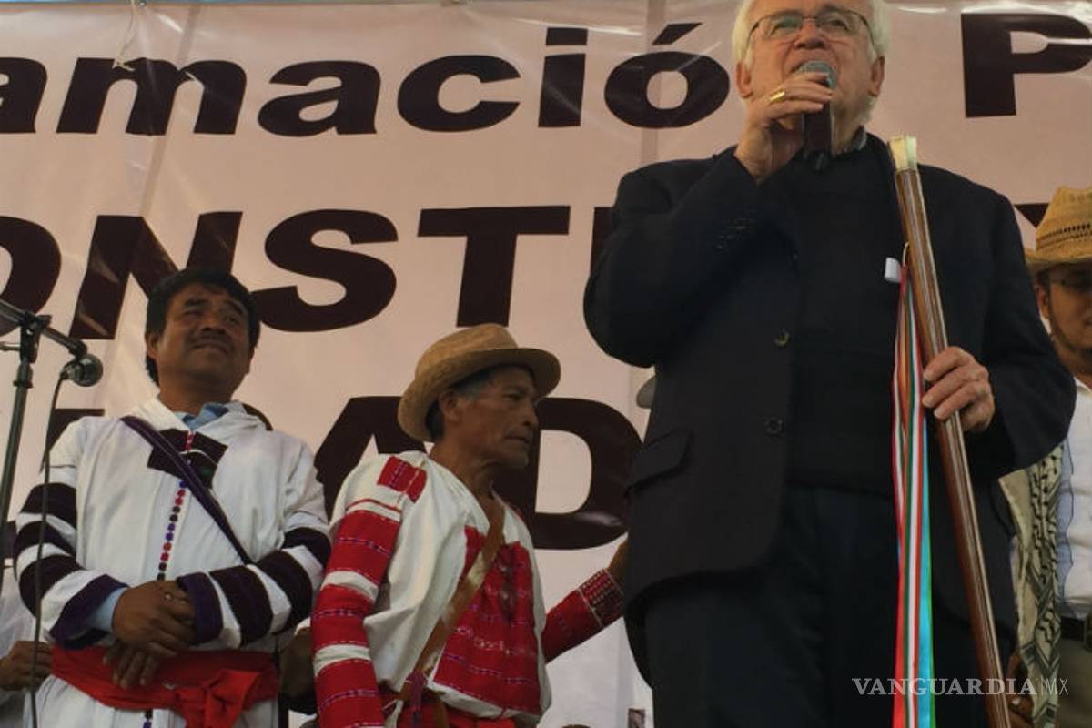 Obispo Vera encabeza marcha en Chiapas