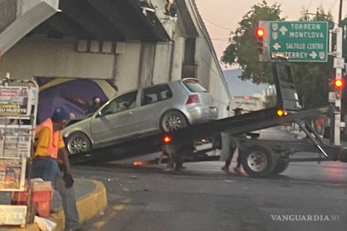 Choque deja un lesionado al norte de Saltillo