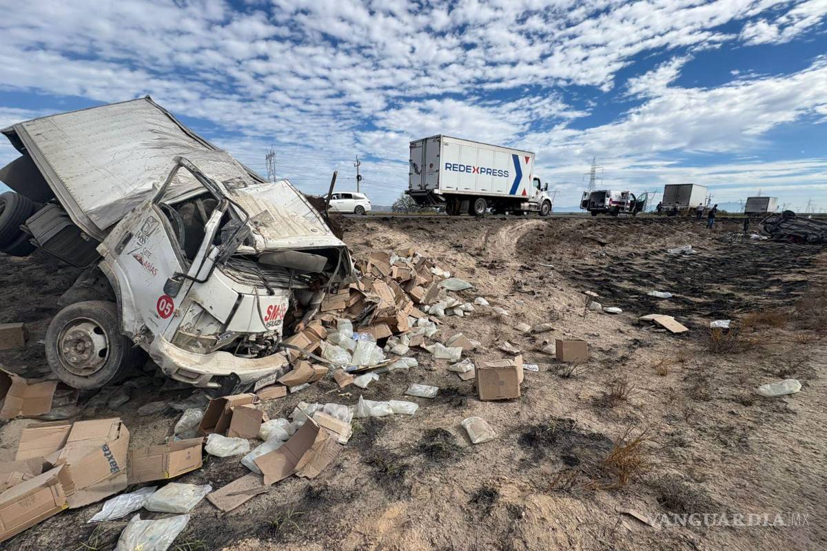 IMSS niega vínculo con camión implicado en accidente de la Monterrey–Monclova