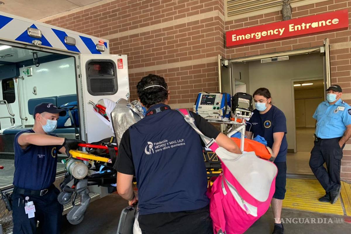 Trasladan a Galveston a menor con quemaduras