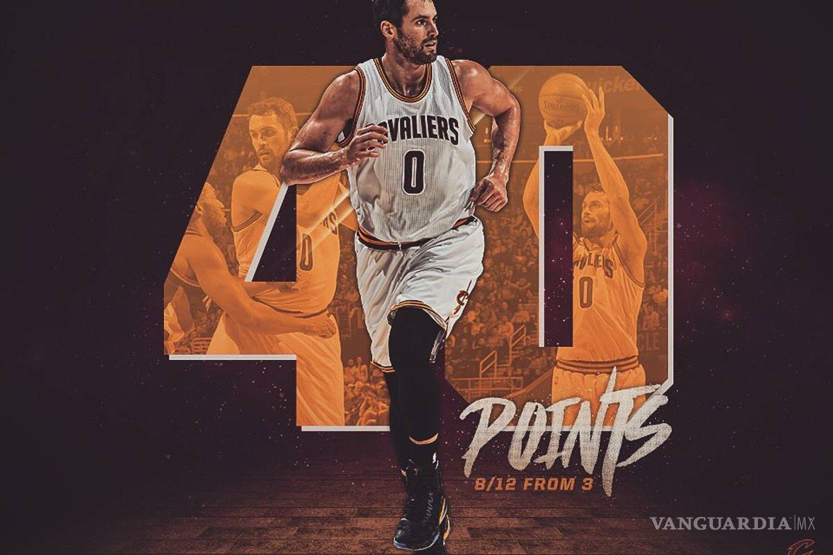 Kevin Love hace historia en victoria de los Cavaliers