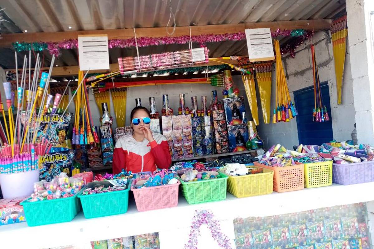 Decir adiós al año con cohetes; un negociazo en Saltillo