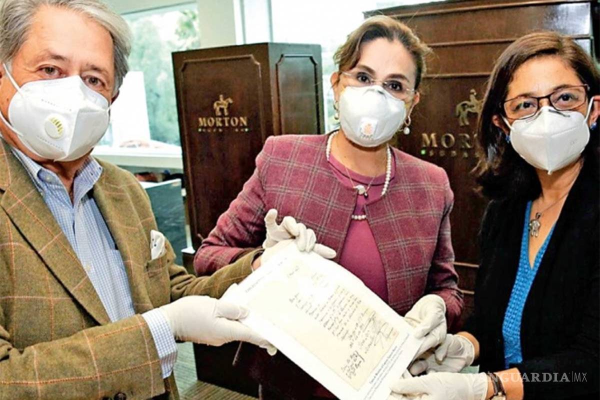 Regresan carta firmada por Morelos a la BUAP