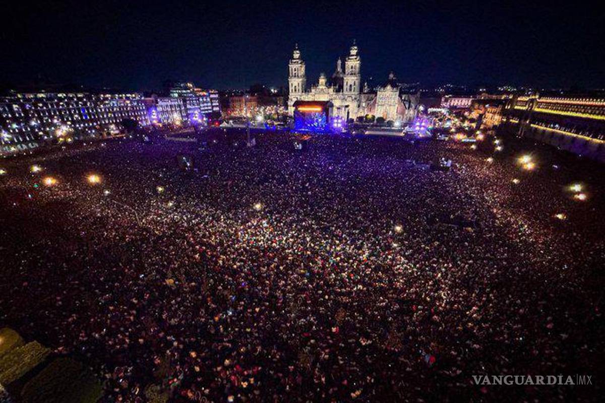 Con 300 mil personas en el Zócalo, los Fabulosos Cadillacs rompen récord