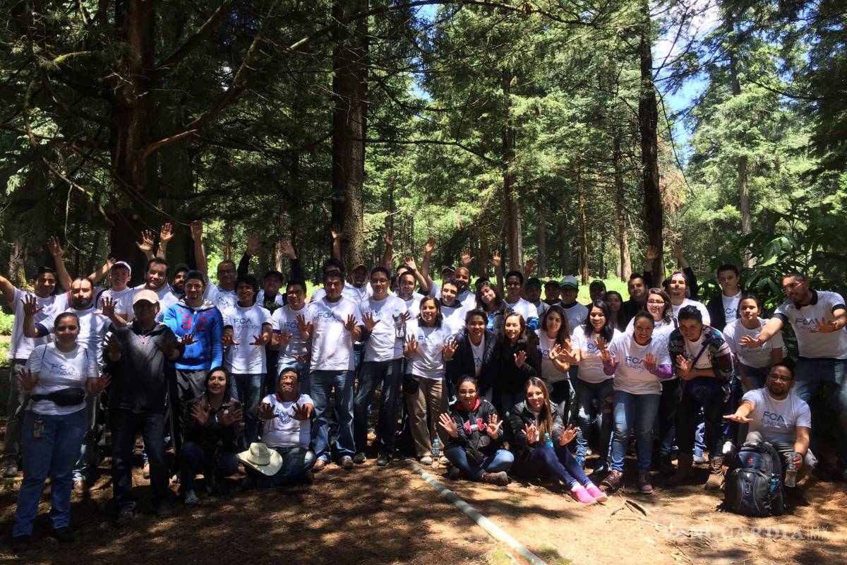 Fundación FCA y ProNatura reforestaron 1.5 hectáreas en el Ajusco