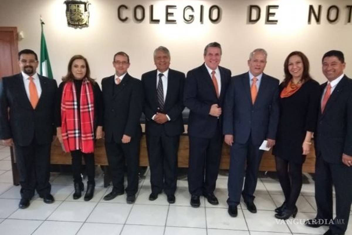 Tiene nuevo presidente el Colegio de Notarios de Saltillo