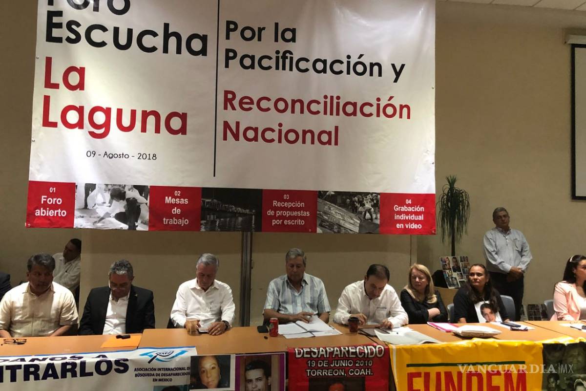 $!En Coahuila, familiares de víctimas de violencia rechazan el ‘perdón’ de AMLO