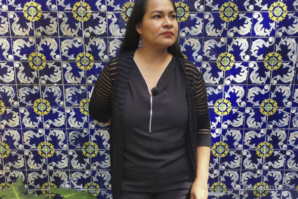 $!Claudia Hernández durante una protesta contra la construcción de un nuevo aeropuerto para la Ciudad de México en Atenco en 2006, ella y otras 21 mujeres fueron abusadas y violadas por la policía. AP Foto/Abril Mulato