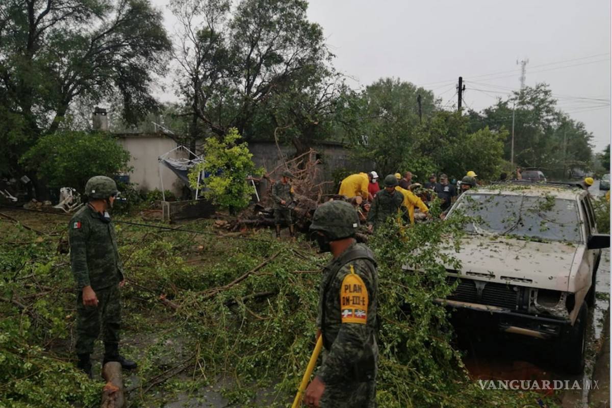 $!Huracán Hanna deja destrucción y desolación en su paso por Tamaulipas, Nuevo León y Coahuila (fotos)