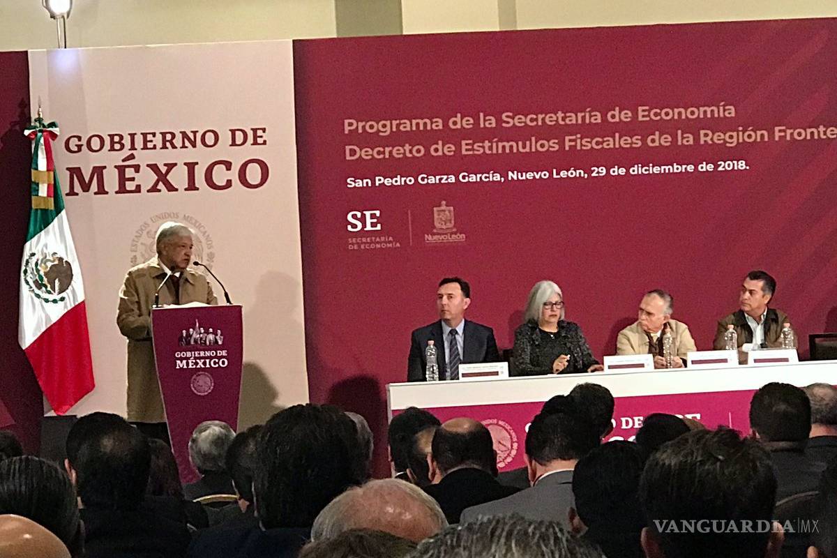 AMLO firma decreto para dar estímulos fiscales a la Frontera Norte