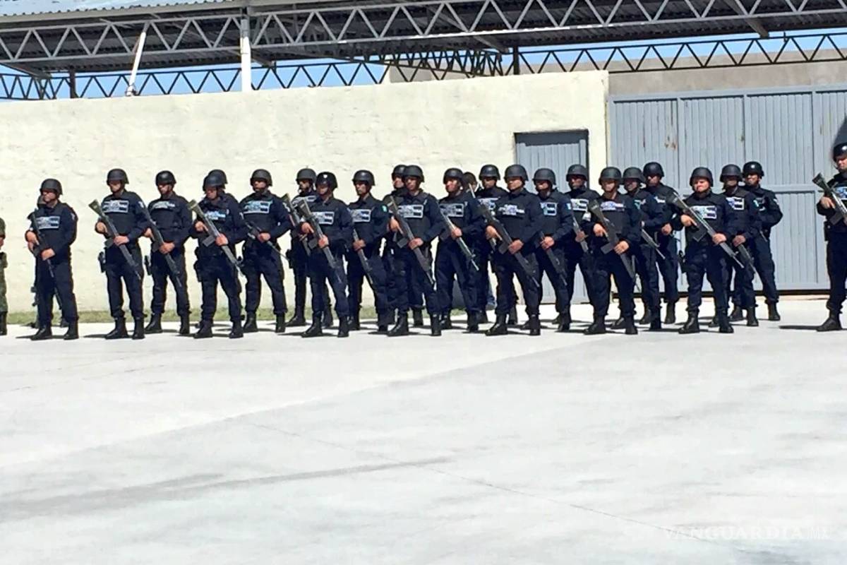 Fuerza Metropolitana de La Laguna inicia operaciones con 102 elementos