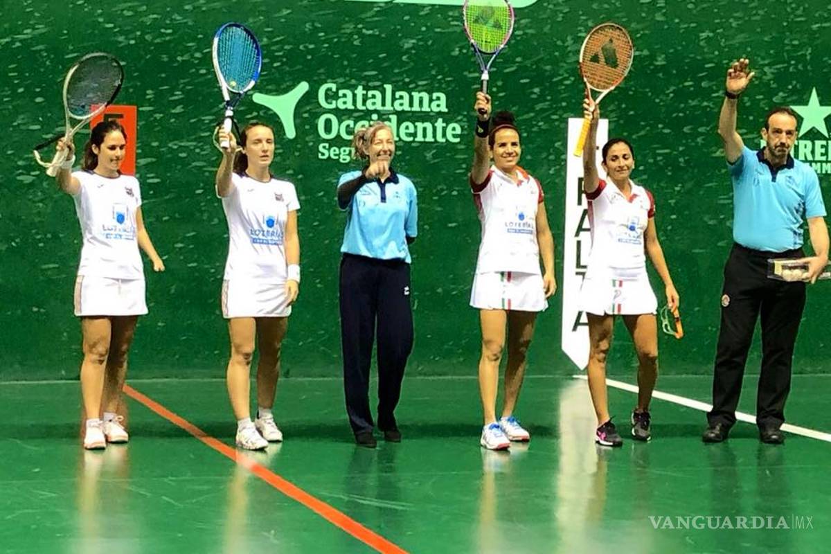 Frontenistas de Saltillo son campeones mundiales en Barcelona