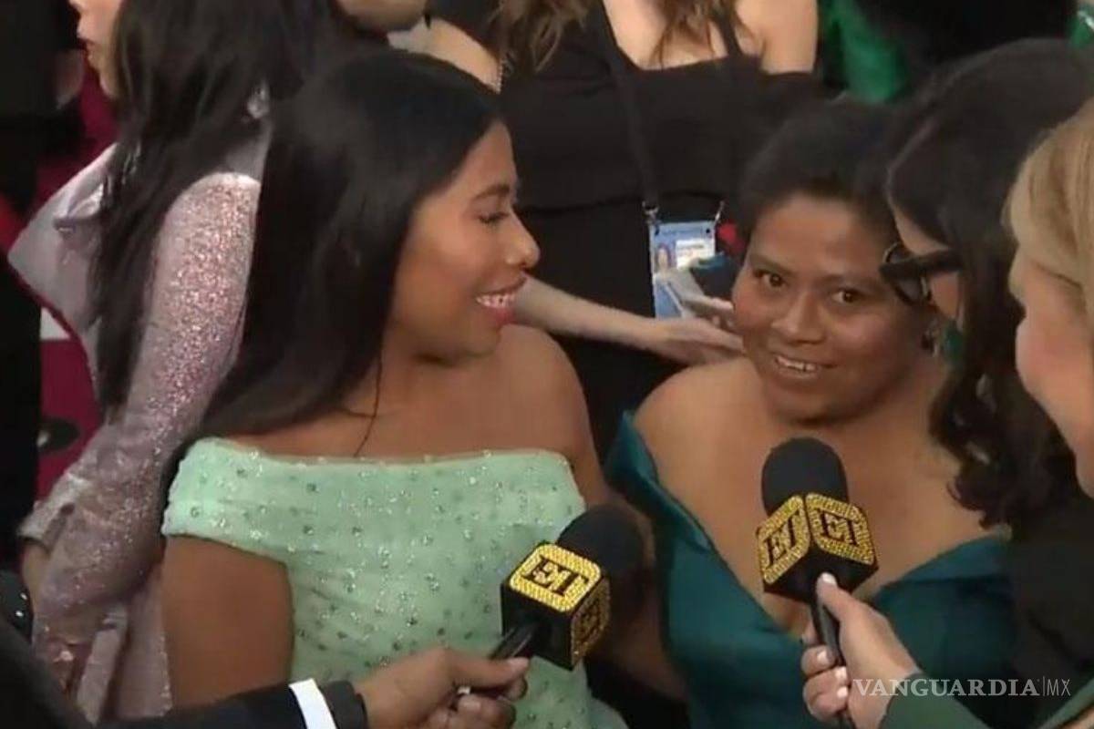 $!Reporteras acosan a mamá de Yalitza Aparicio y casi la hacen llorar