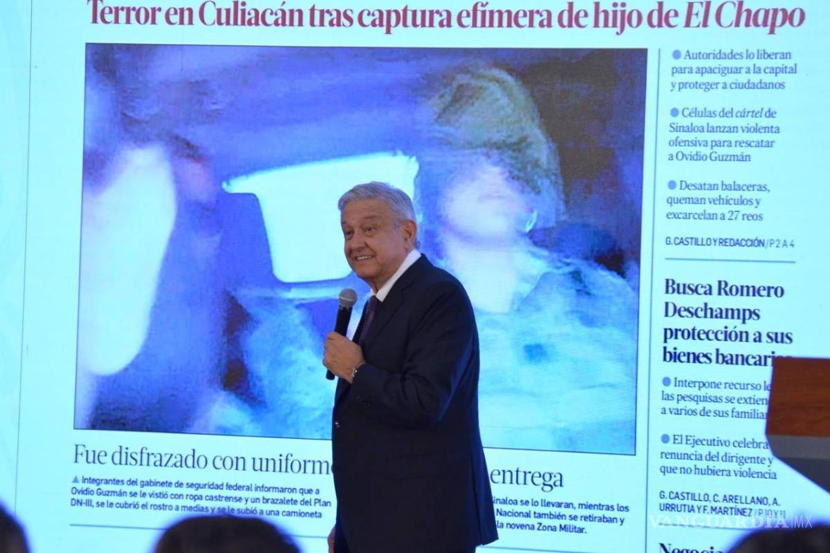 Detención y liberación de Ovidio Guzmán sigue sin esclarecerse