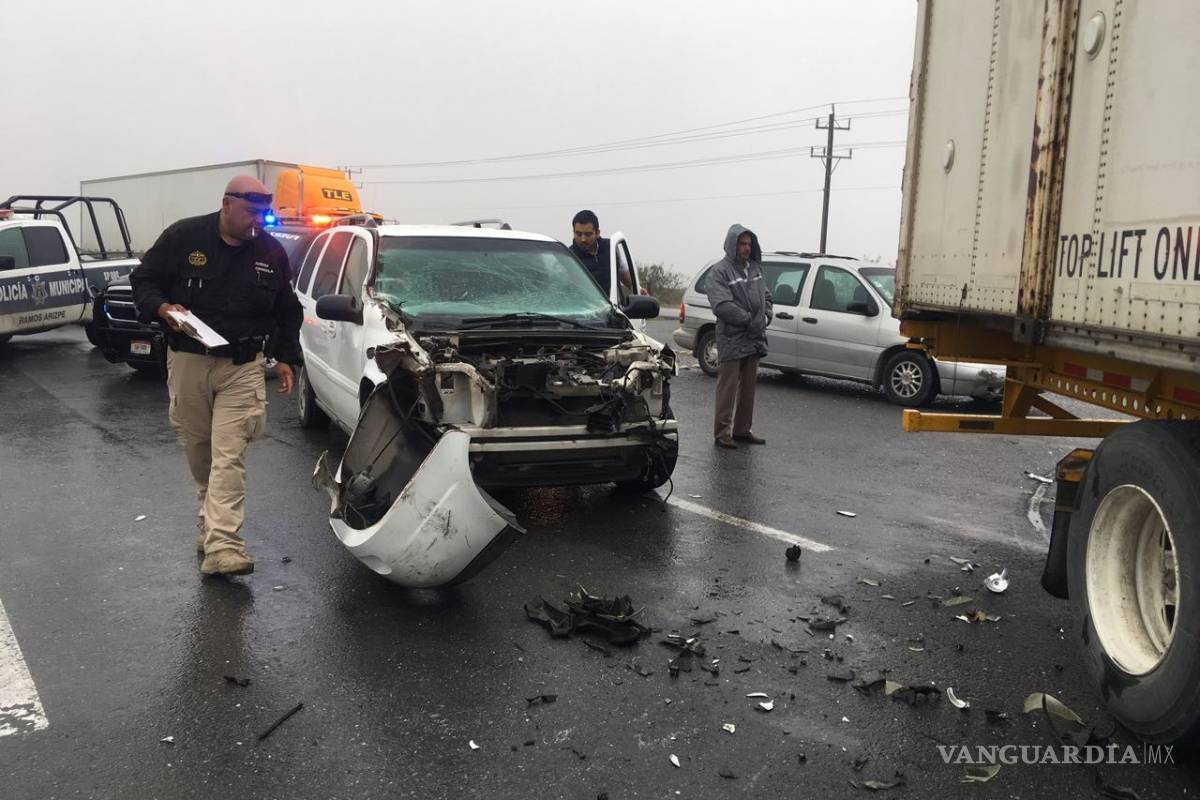 Se mete ‘a la brava’ trailero y se endeuda en Ramos Arizpe