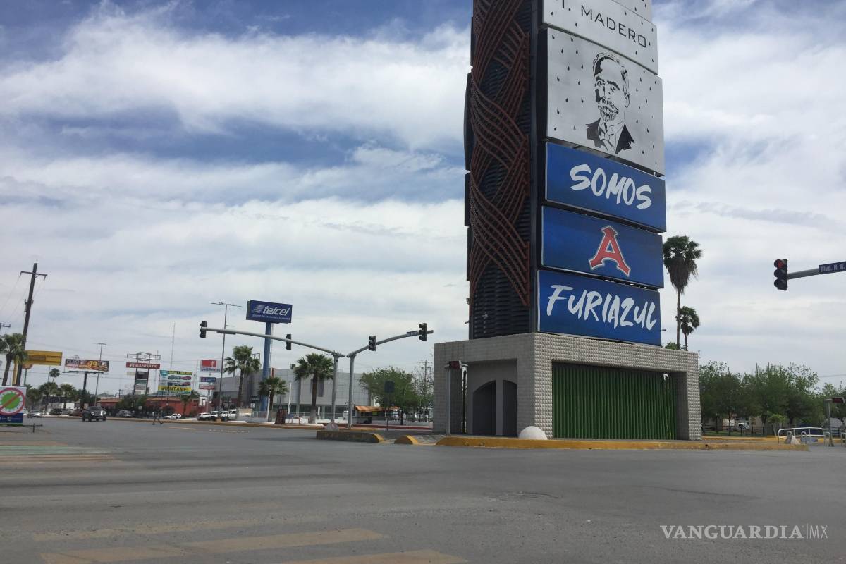 Desolación en Monclova, ciudadanos acatan medidas de prevención de COVID-19