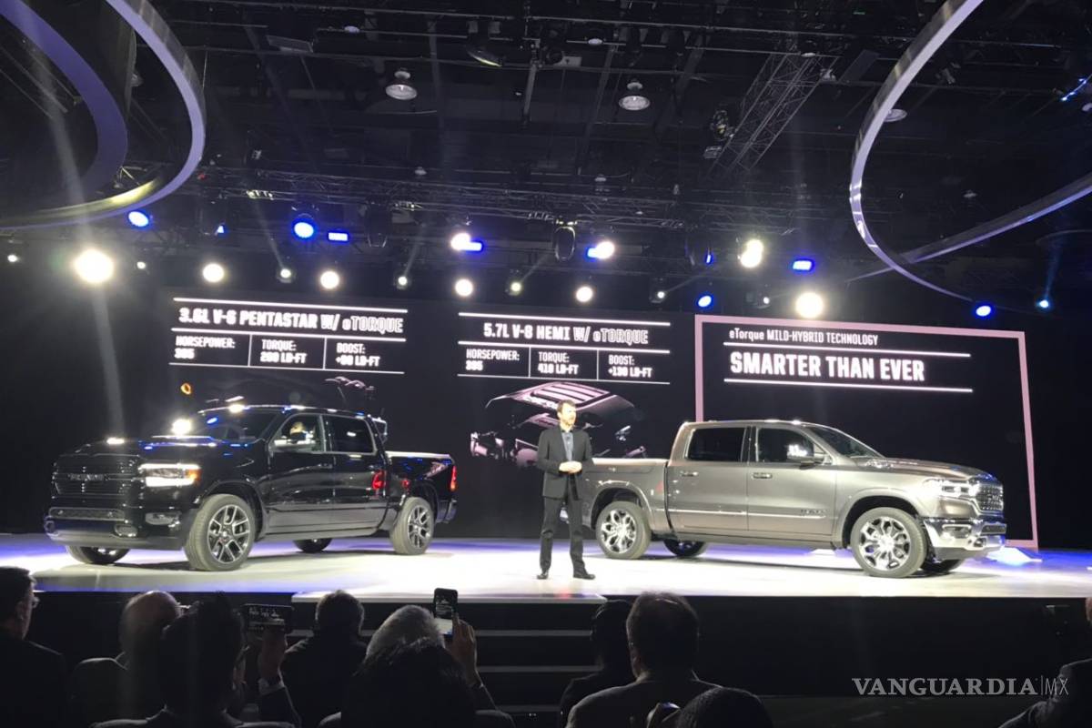 Primer vistazo a la Ram 1500 de 2019 presentada en el Auto Show de Detroit