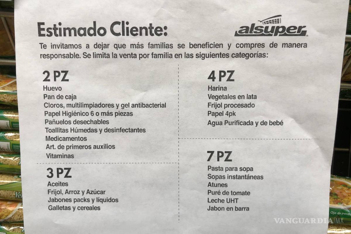 $!Así es hacer el súper en tiempos de coronavirus